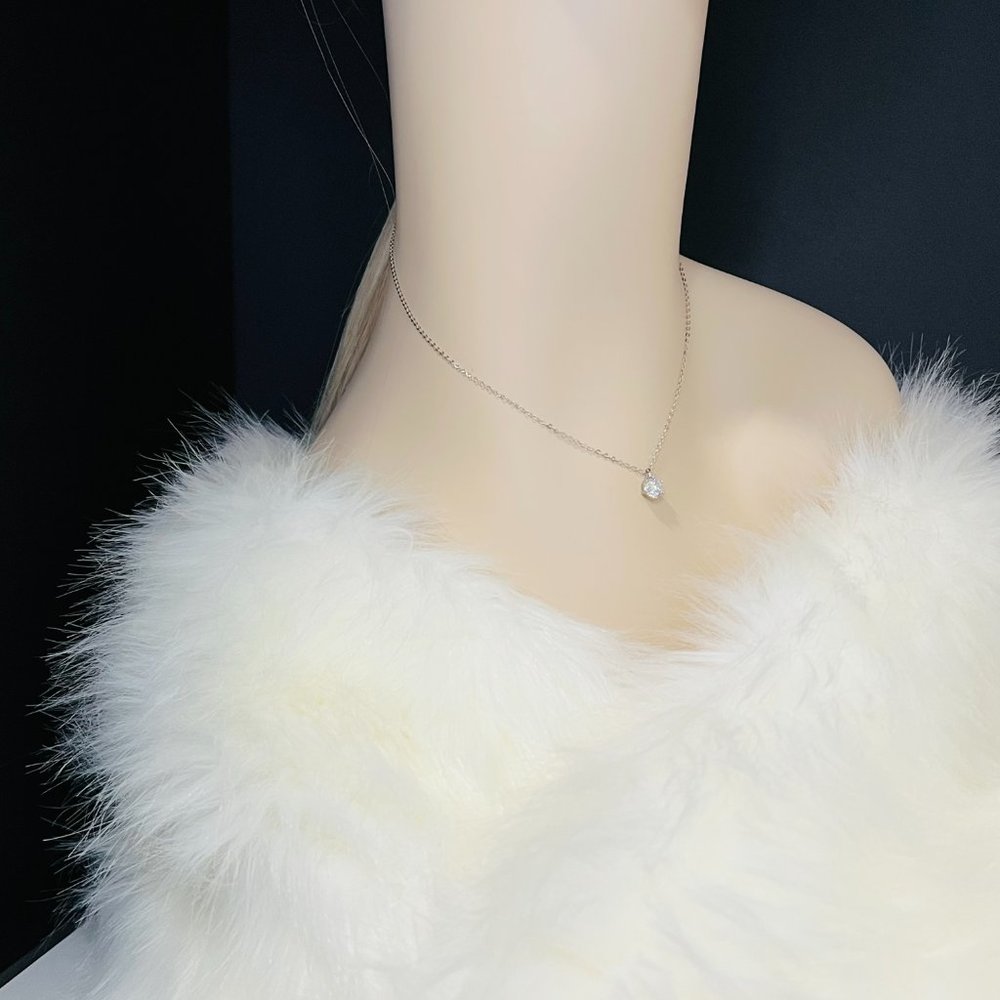1ct. t.w. Diamond Round Necklace - Picture 6 of 12